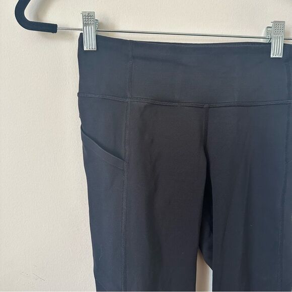 Lululemon Pace Revival Crop Leggings 22" In Black Size 2 - Picture 6 of 10